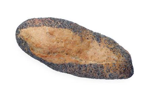 Crusty loaf of  bread on white background with clipping path. rustic bread  Stock Photos