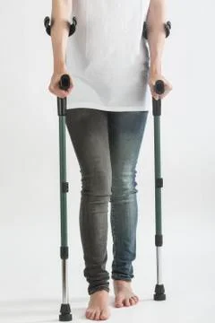 Crutches Stock Photos