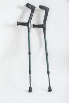Crutches Stock Photos