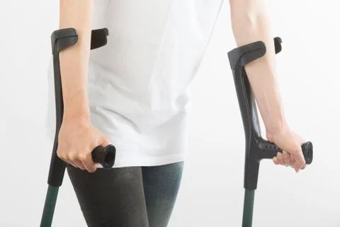 Crutches Stock Photos