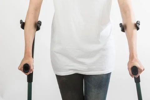 Crutches Stock Photos