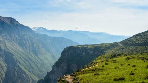 Cruz Del Condor Viewpoint Stock Footage 96808916