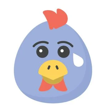 Cry Balloon Face Stock Illustration