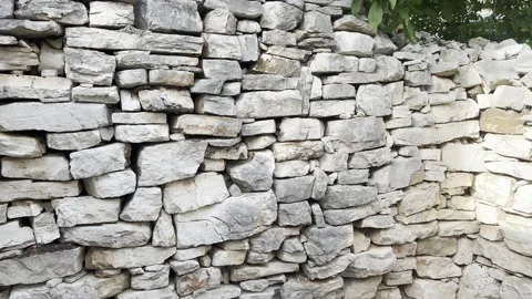 CRY STONE WALL DALMATIA 6 Stock Footage 202175175