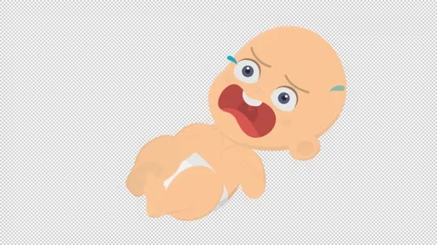 baby crying animation