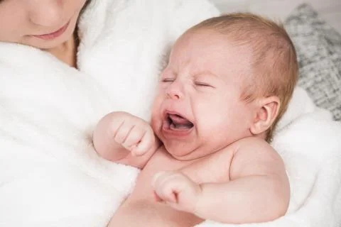 Crying baby Stock Photos
