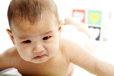 Crying baby Stock Photos