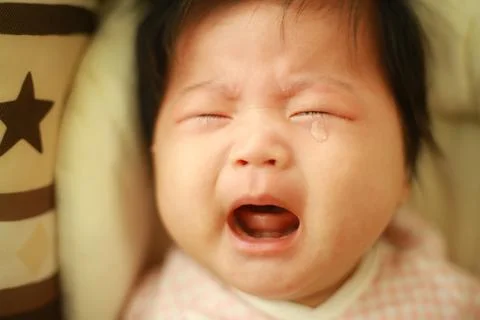 Crying baby Stock Photos
