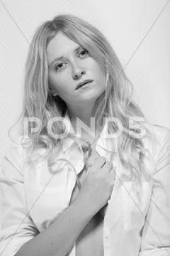 Crying beautiful girl Stock Photos