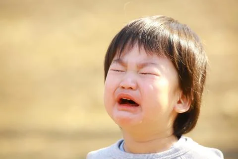 Crying boy Stock Photos