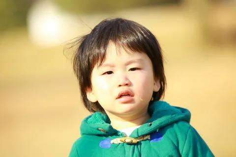 Crying boy Stock Photos