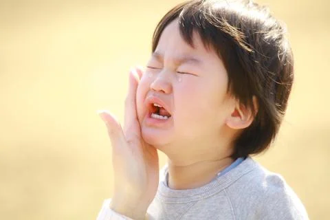 Crying boy Stock Photos