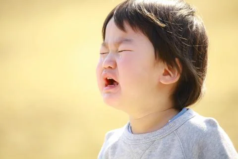 Crying boy Stock Photos