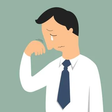 Crying businessman Stock Illustration