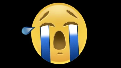 Crying Emoji Stock Footage 88908261