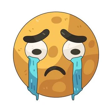 Crying Face illustration Stock Illustration