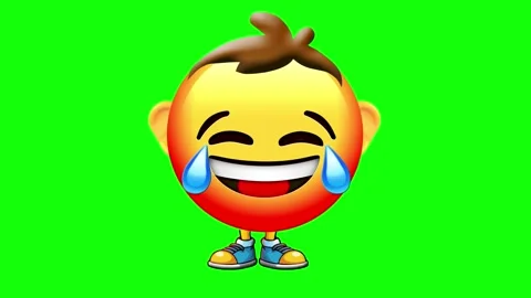 Crying Laughing Emoji Loop Animation | Stock Video | Pond5