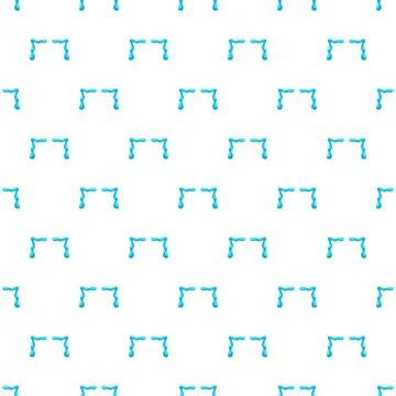Crying tear drop emoticon seamless pattern background Illustrazione stock