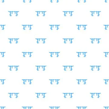 Crying tears drops seamless pattern background Illustrazione stock