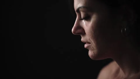 Crying Woman Stock Footage 143995035