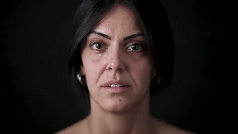 Crying Woman Stock Footage 143995064