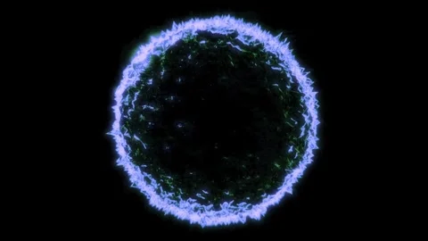 Cryo Core Collapse Cyber Reactor Seamless VJ Loop 스톡 동영상 335217570
