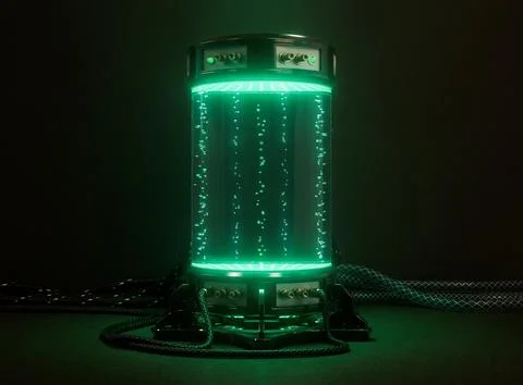 Cryogenic Capsule Concept Illustrazione stock