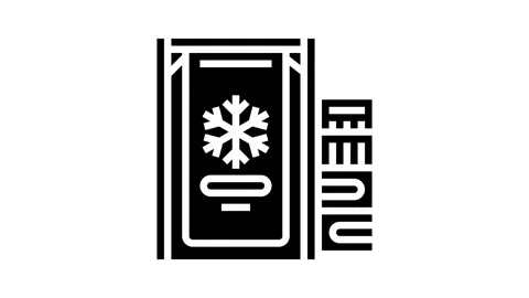 Cryogenic cooling system quantum computer glyph icon animation Stock Footage 326142149