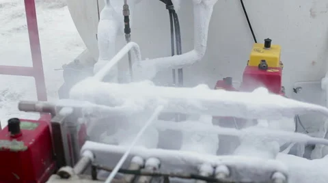 Cryogenic engine close up Stock Footage 65111281
