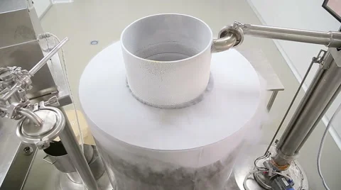 Cryogenic plant producing granolas Stock Footage 57354718