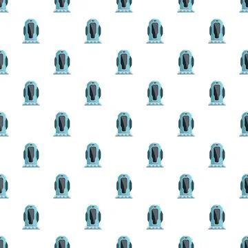 Cryogenic pods pattern showing futuristic sleep technology Illustrazione stock