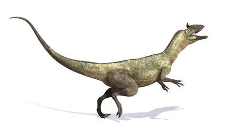 Cryolophosaurus Dinosaur 스톡 일러스트