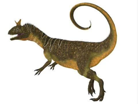 Cryolophosaurus Tail Stock Illustration