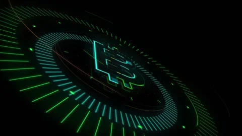 Crypro Currency Bitcoin 1 Stock Footage 149384079