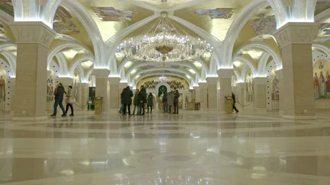 Crypt of Church of Saint Sava Stock Footage 171554874