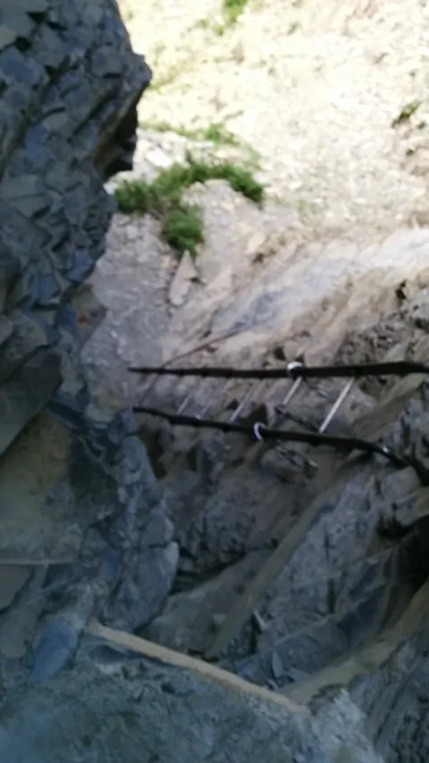 Crypt Lake Tunnel Stock Footage 165915510