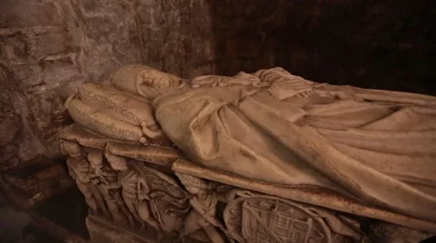 Crypt in Palermo Cathedral 스톡 동영상 62781084
