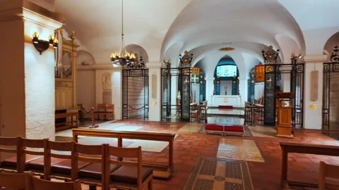 The crypt of St Paul's Cathedral, London, England, UK Stock Footage 320624474