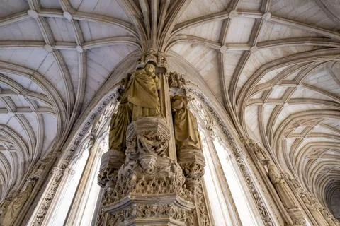 Crypt vaults without central key Crypt vaults without central key Copyrigh... Foto stock