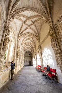  Crypt vaults without central key Crypt vaults without central key Copyrig... Foto stock