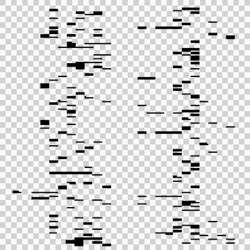 Cryptic vertical unreadable isolated pixel Text. Futuristic alien alphabet. Stock Illustration