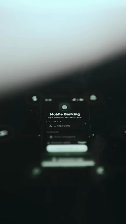 Crypto Blockchain Interface Selective Focus with animated metrics Stock Footage 337435050