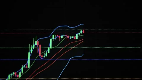 Crypto Chart   Stock Footage 299962301