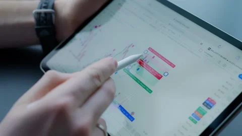 Crypto chart. Trading. Crypto-money. Sales. Decentralization. Blockchain Video stock 270404228