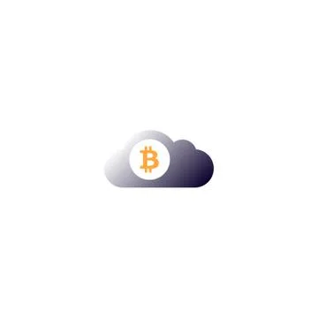 Crypto cloud Stock Illustration