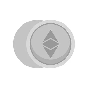 Crypto coin icon flat vector. Business money Ilustración de archivo