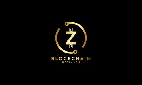 Crypto coin logos. Initial letter Z logo Stock Illustration