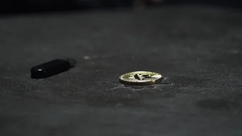 Crypto - Criminal sells data in exchange for Cryptocurrency. Stock Footage 92088660