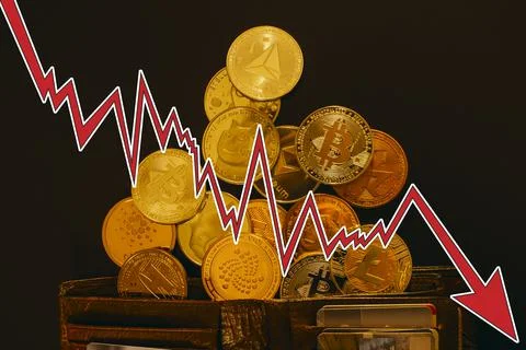 Crypto crush Foto stock