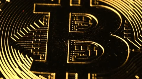 Crypto currency, bitcoin. BTC, Bit Coin. Stock Footage 106545076